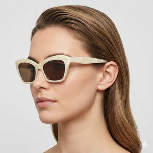 Valentino VG0009S Sunglasses 3 Ivory